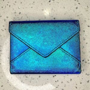 Rebecca Minkoff Irredescent Blue Wallet